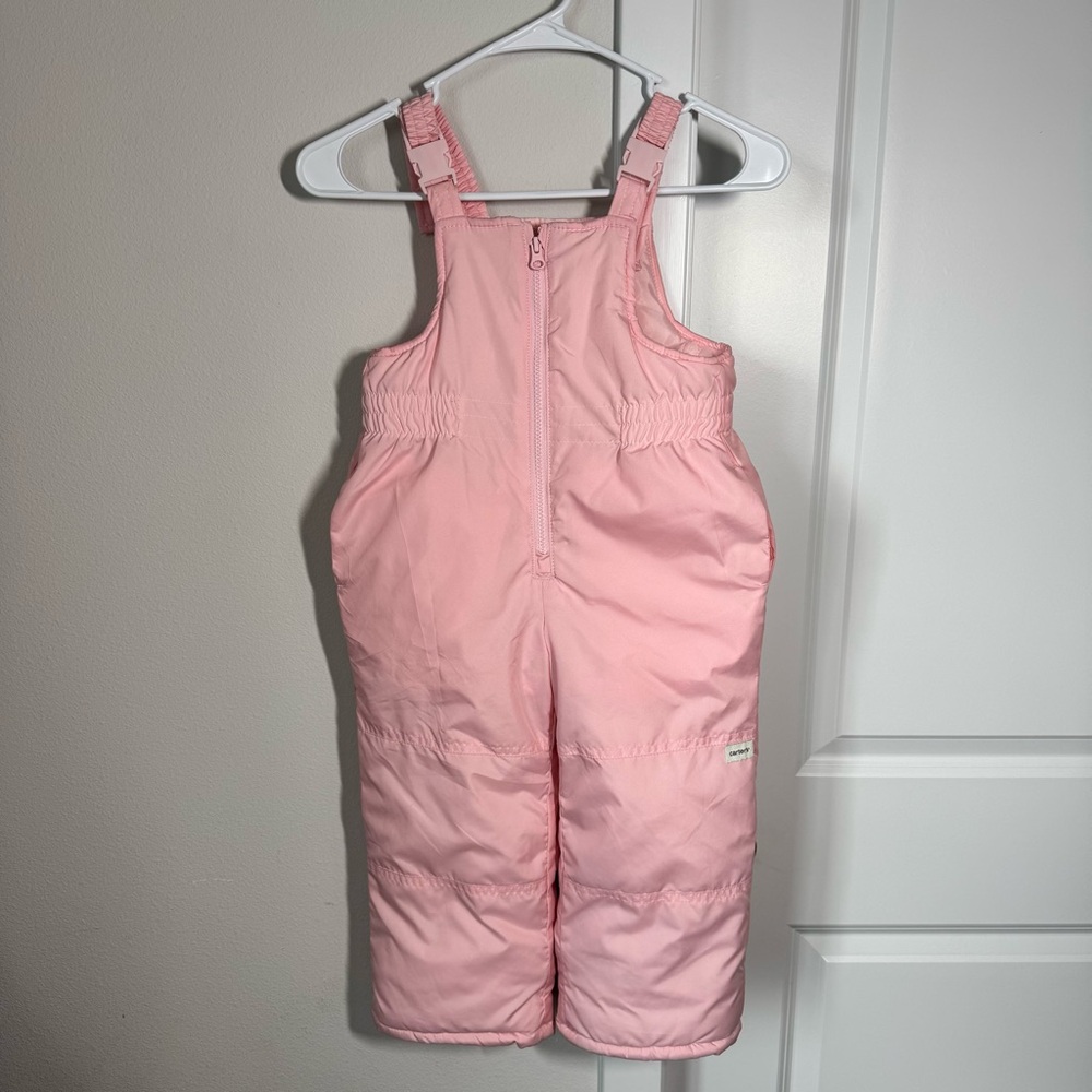 Carter's Pink Snow Bib